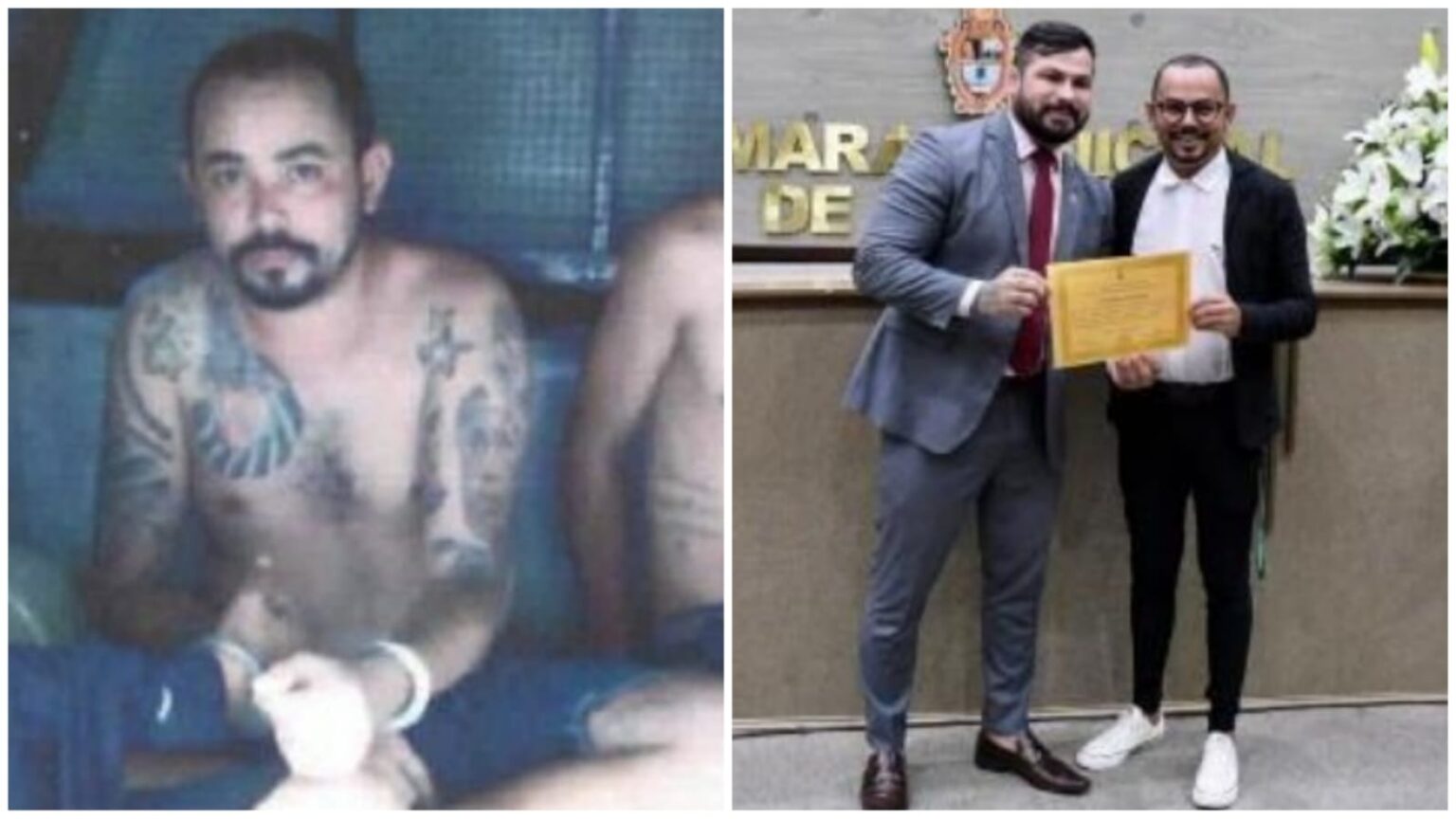 Foto: Vereador Carpê e seu ex-assessor preso
