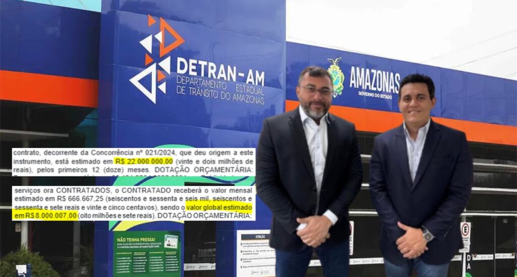 Detran-AM gasta R$ 30 milhões