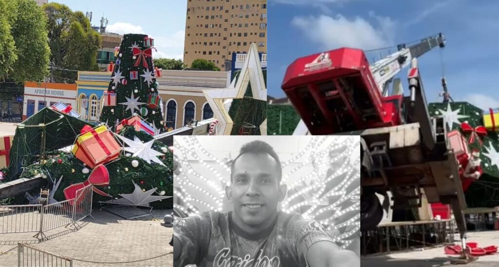 Decoração de Natal que resultou em morte no Largo custou R$ 6,8 milhões ao contribuinte do AM Governo gasta em ornamentação de Natal