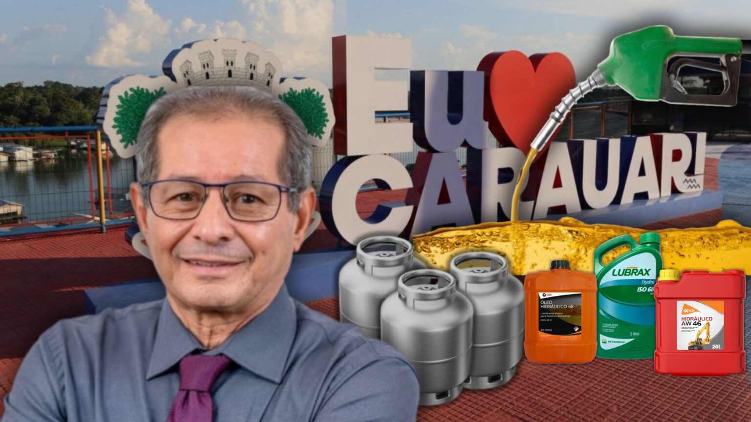 889 mil litros de gasolina, óleos, graxa e 3,7 mil botijas: a conta de R$ 8,8 MI do prefeito de Carauari