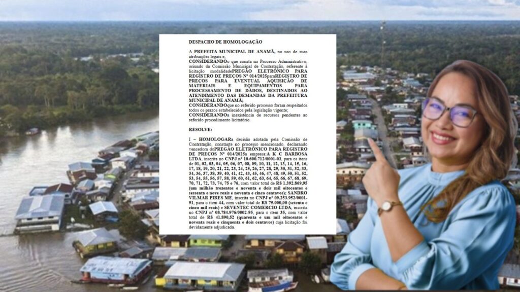 Prefeitura de Anamã torra R$ 1,5 milhões com equipamentos de informática