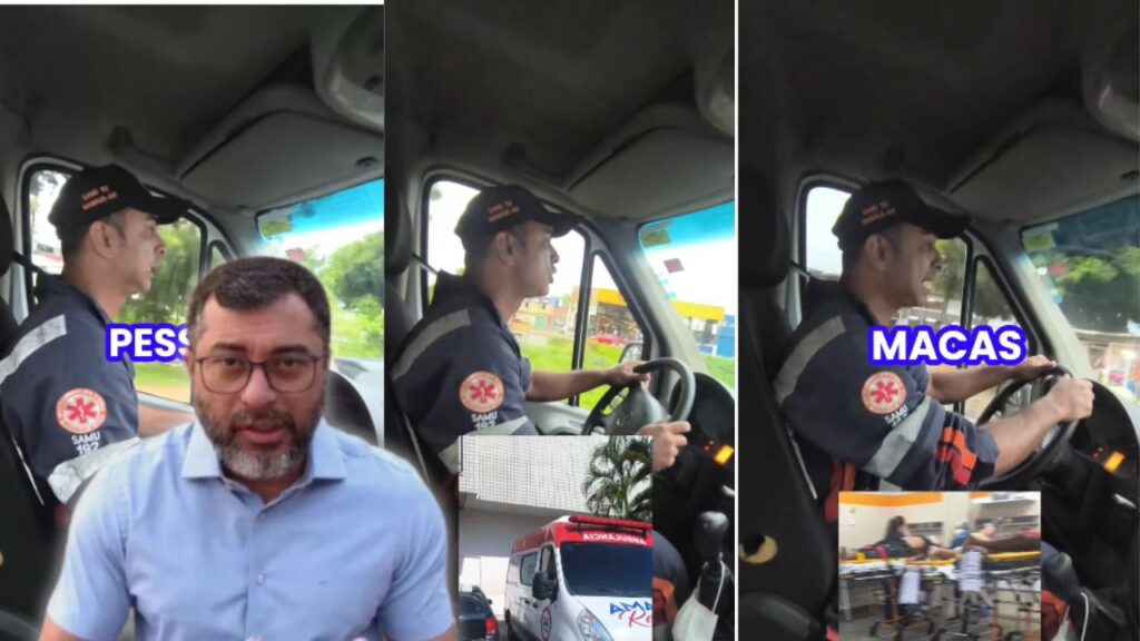 Denúncia de socorrista viraliza e expõe milhões gastos e falhas na saúde do governo Wilson Lima