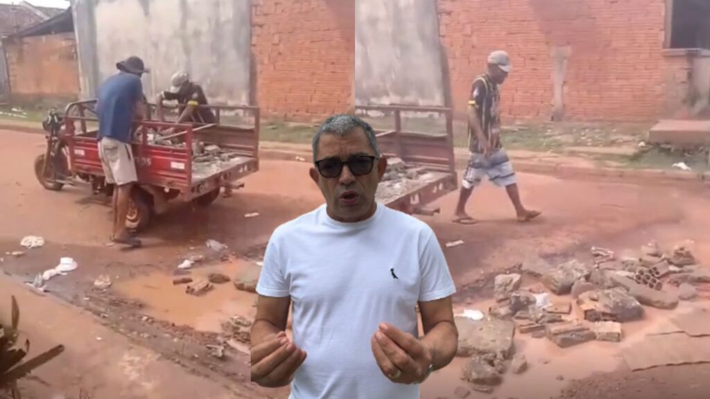 Moradores tapam buracos com as próprias mãos enquanto Ferraz gasta R$ 9,6 milhões sem resultados