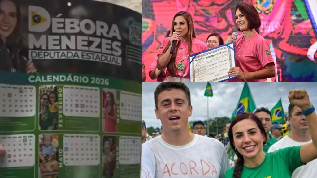 Calendários, viagens e homenagens: Débora Menezes ignora os problemas do Amazonas
