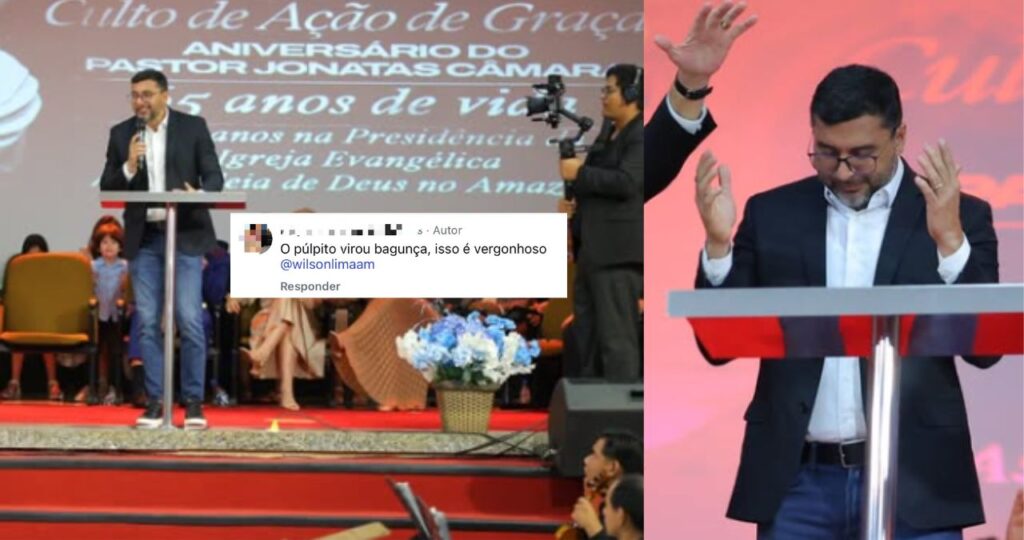 Wilson Lima é criticado ao aparecer rezando na Assembleia de Deus: ‘o que o dinheiro não faz’ Wilson Lima