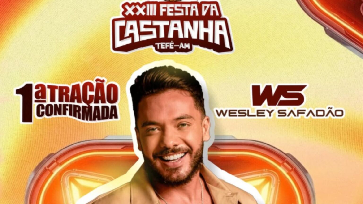 Prefeitura de Tefé confirma show de Wesley Safadão na XXIII Festa da Castanha