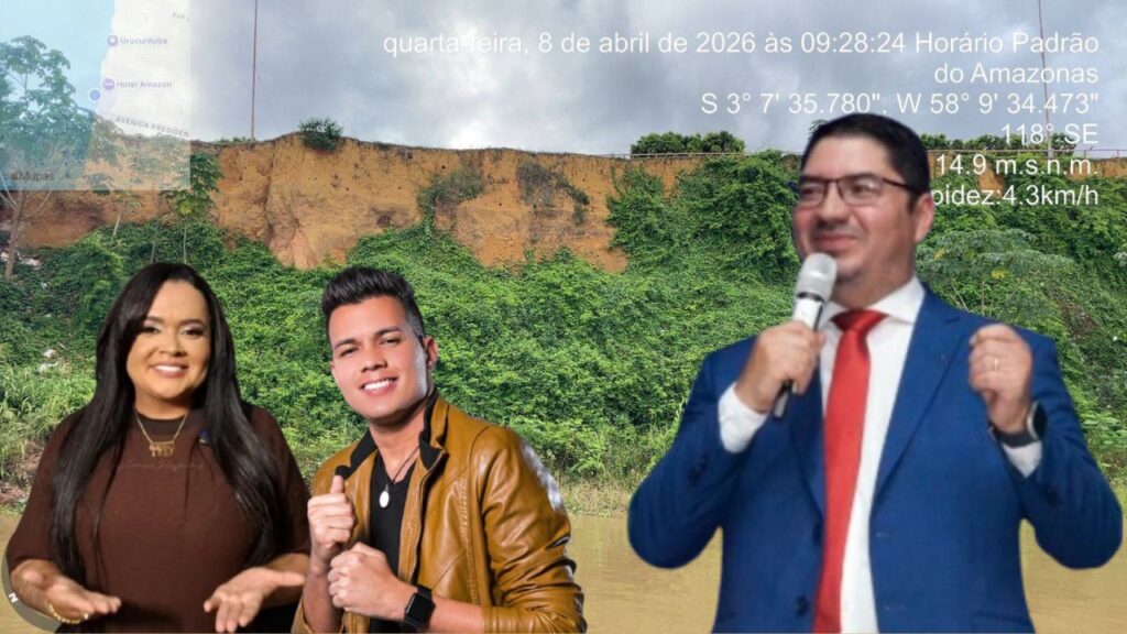 Prefeito de Urucurituba movimenta R$ 1,88 milhão em obra e show da Festa do Cacau após decretar emergência por erosão na orla