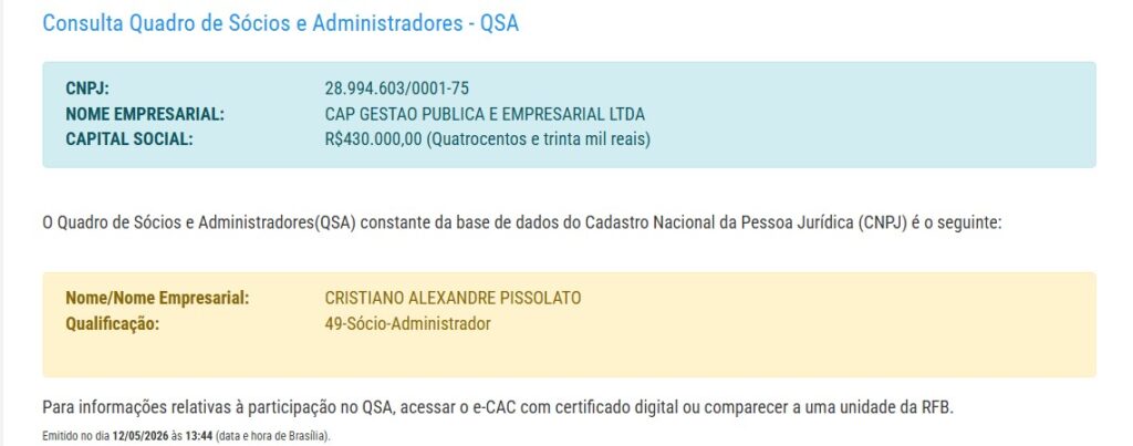 Augusto Ferraz pagou empresa Viacar Transportes. Foto: Reprodução