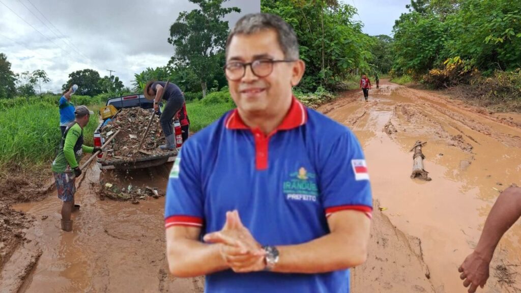 Agricultores de Iranduba atolam nos buracos de Augusto Ferraz: 'o caminhão não passa'