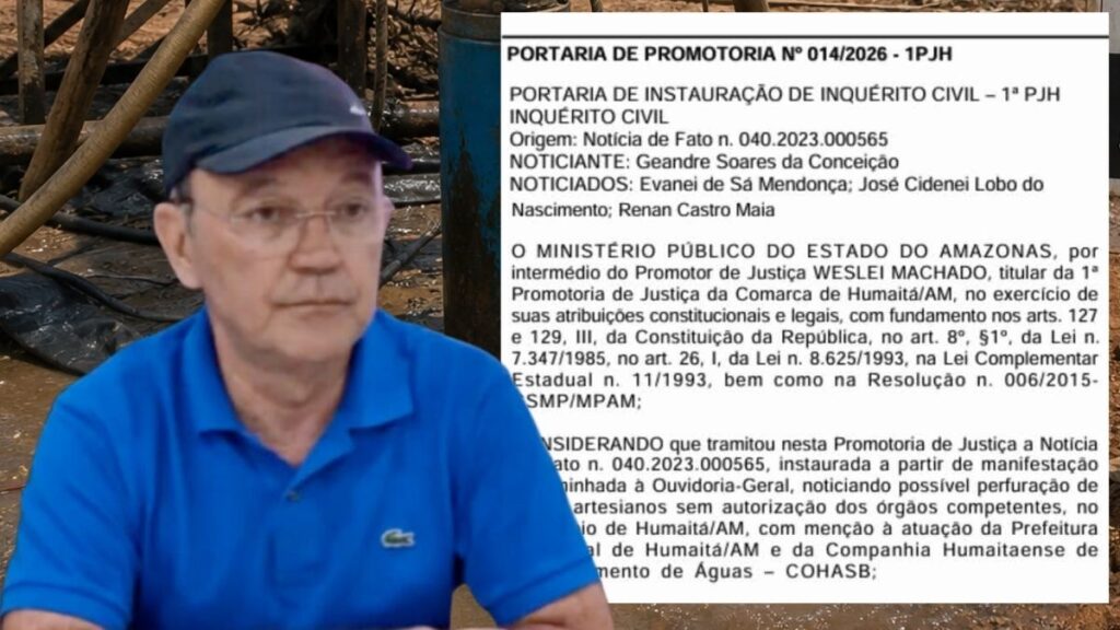 Dedei Lobo é investigado pelo MPAM. Foto: Reprodução