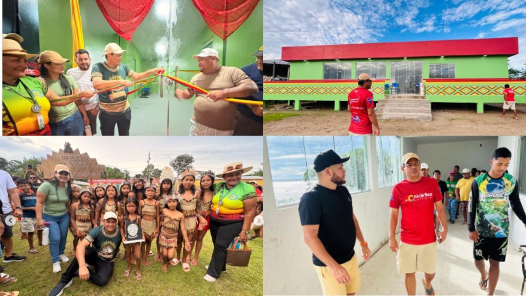 Prefeito Lucenildo Macedo entrega duas escolas e reforça investimentos na educação em Alvarães Prefeito Lucenildo Macedo entrega duas escolas e reforça investimentos na educação em Alvarães