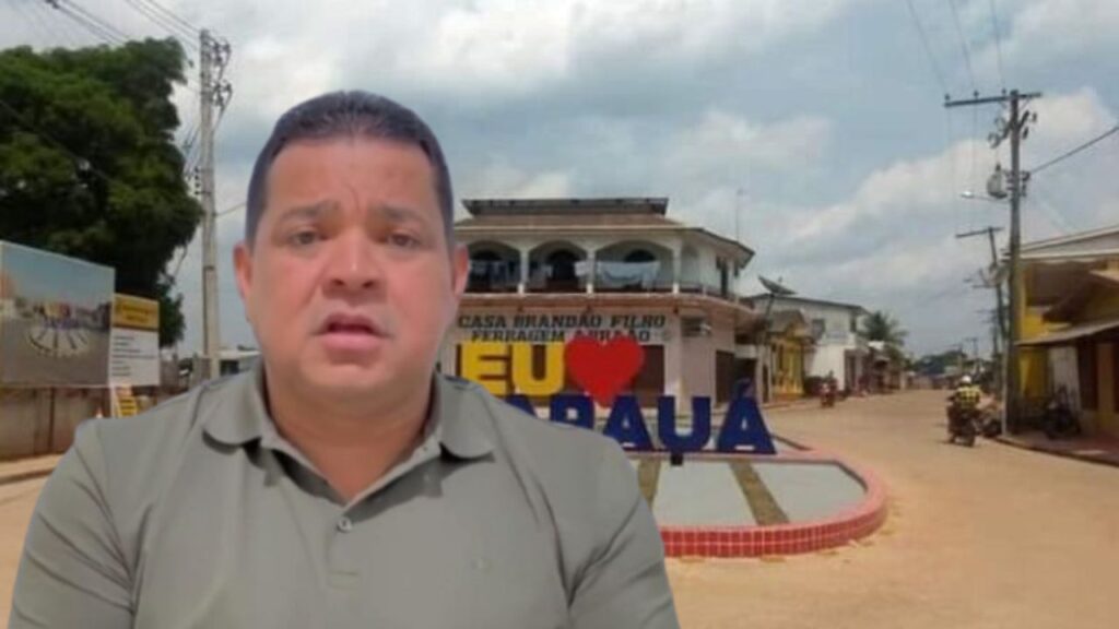 Gamaliel Andrade fecha contrato de R$ 13,5 milhões para pavimentação, mas viatura da PM cai em buraco de rua sem asfalto