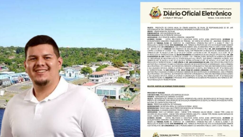 Thiago Lima é investigado por empregar parentes na Prefeitura de Itapiranga