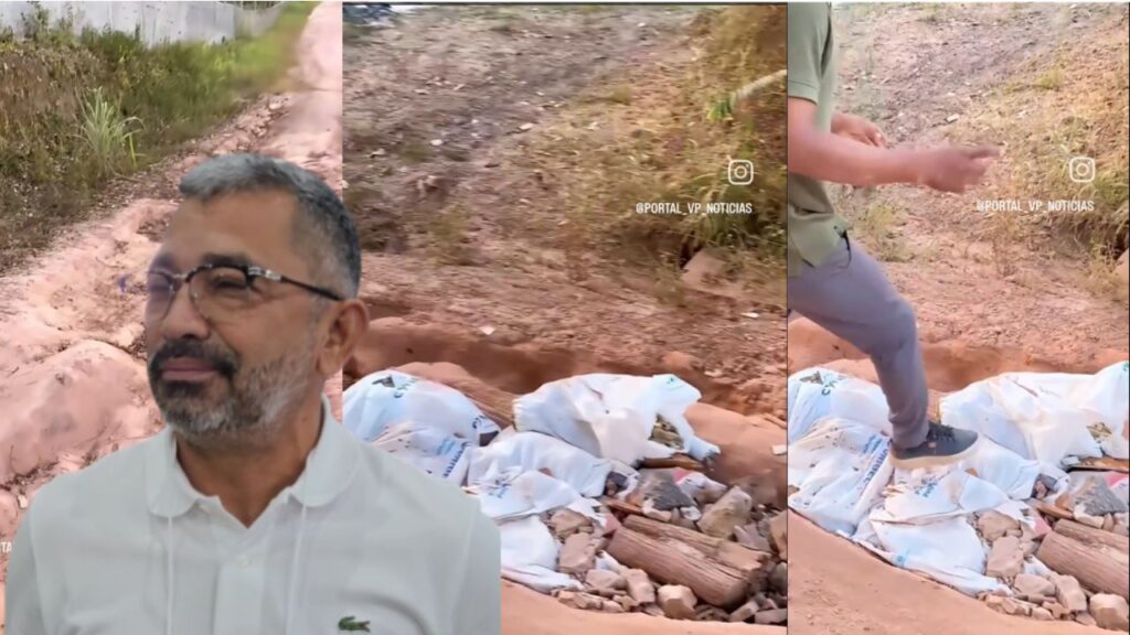 Ferraz já gastou quase R$ 9,5 milhões em pavimentação, mas moradores do Ramal do Creuza vivem entre buracos e lama