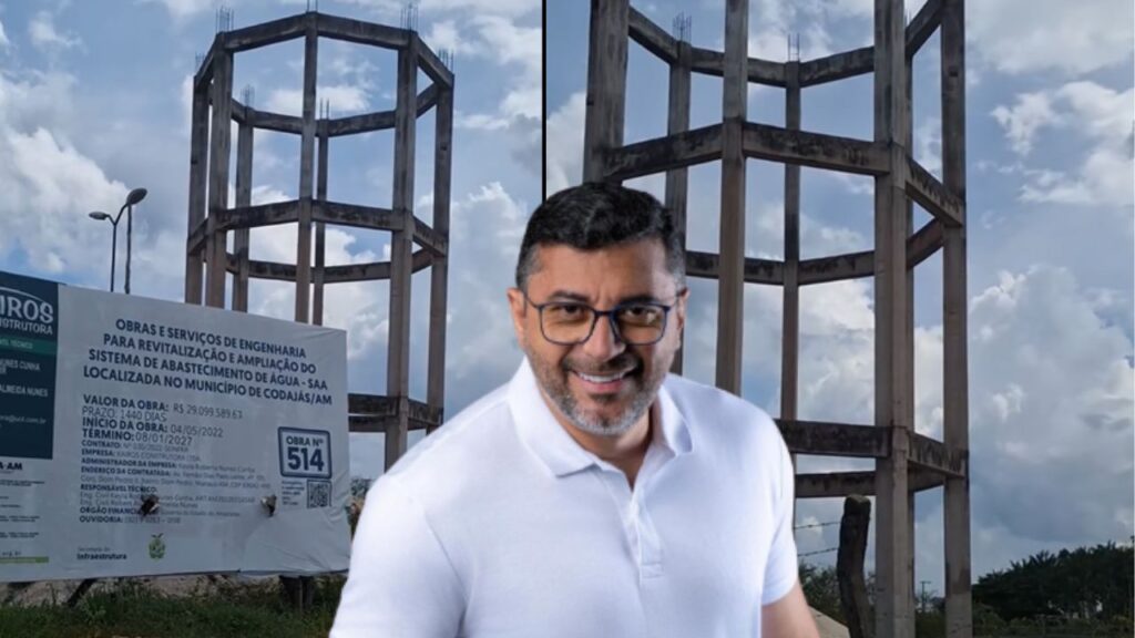 R$ 30 milhões depois, Codajás está sem água e população culpa obra parada da gestão Wilson Lima R$ 30 milhões depois, Codajás continua sem água: moradores denunciam obra parada da gestão Wilson Lima