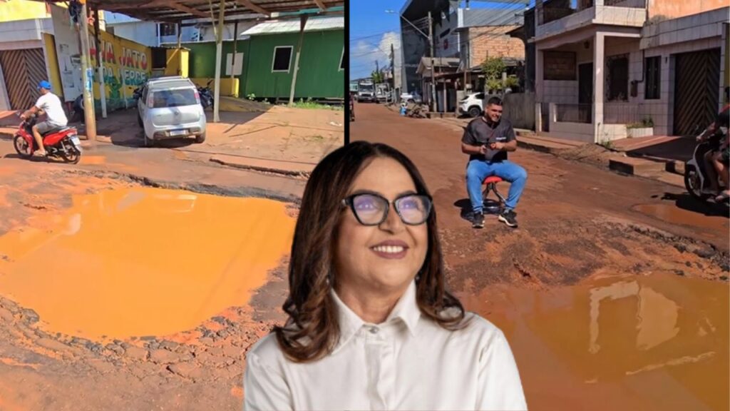 Valciléia gasta quase R$ 3 milhões em pavimentação, mas “esquece” de tapar crateras Valciléia gasta quase R$ 3 milhões em pavimentação, mas esquece de tapar crateras