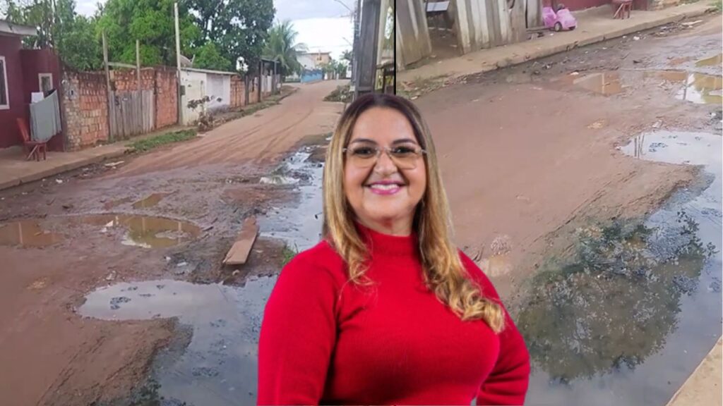 Valciléia anuncia gasto milionário em pavimentação e é cobrada por moradores Moradores 'imploram' por asfalta após Valciléia anunciar gasto milionário em pavimentação