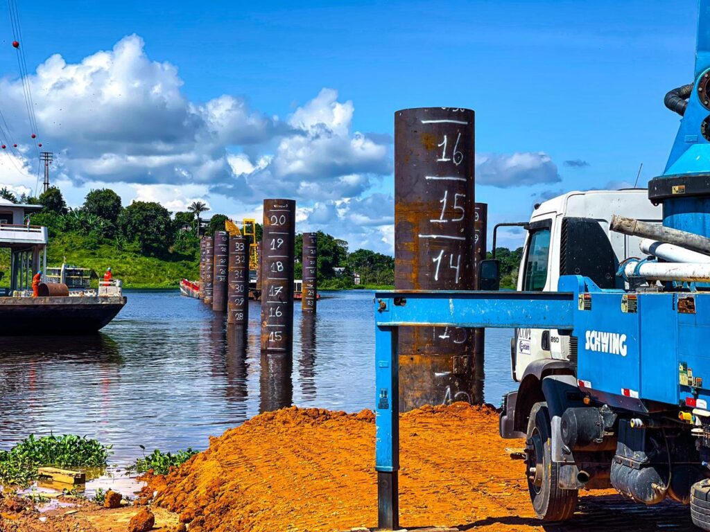 Nicson Marreira garante avanço e Justiça autoriza continuidade das obras da Ponte de Tefé