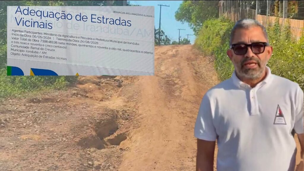 Obra de R$ 7,6 milhões do ramal do creuza chega ao fim do prazo sem entrega em Iranduba Obra de R$ 7,6 milhões do ramal do creuza chega ao fim do prazo sem entrega em Iranduba