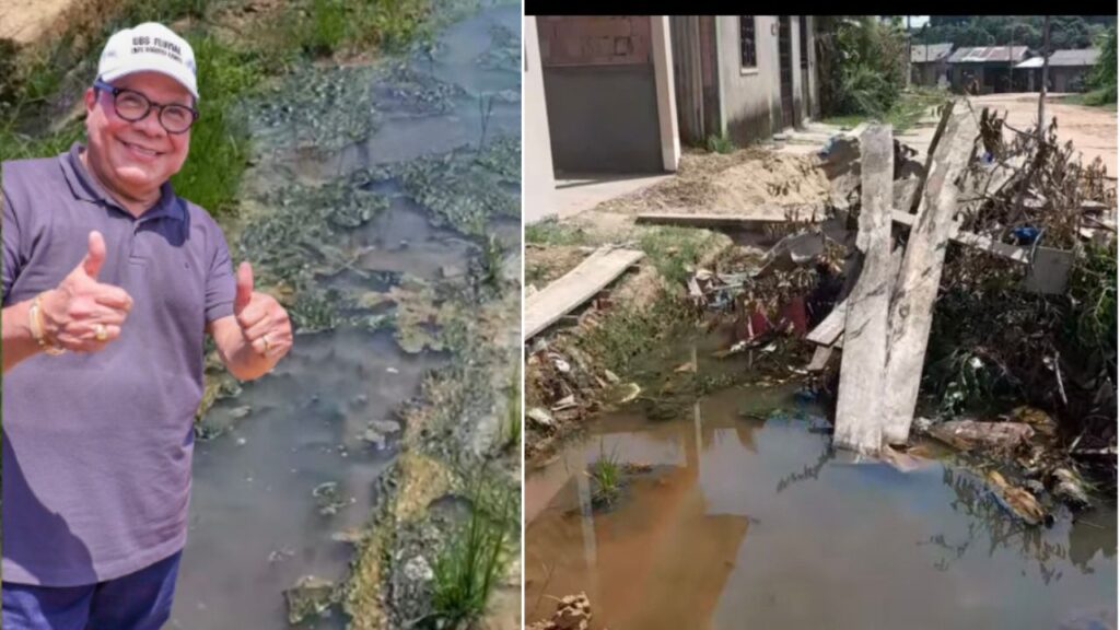 Moradores denunciam rua “maquiada” por Adail Pinheiro: ‘cadê o asfalto?’ Moradores denunciam rua “maquiada” e cobram asfalto de Adail Pinheiro