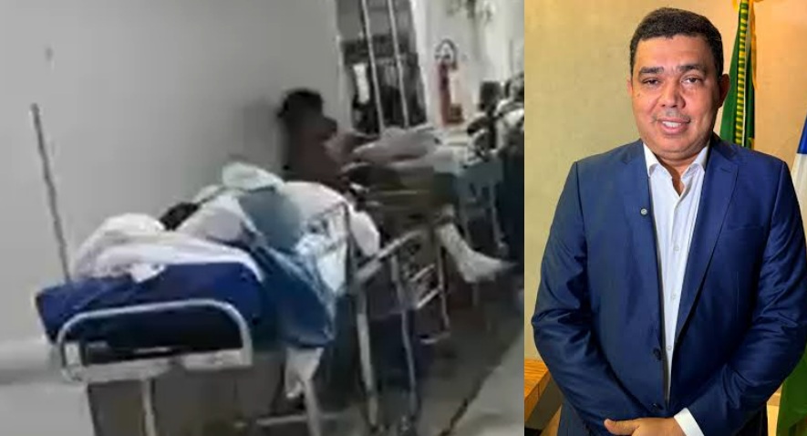 Pacientes nos corredores, falta de água e de papel higiênico: vídeo comprova caos no HGR