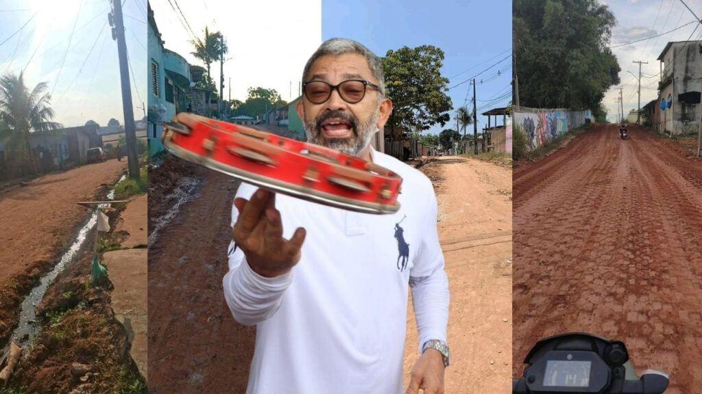 Moradores denunciam obras inacabadas e falta de asfalto no Parque Caboclo, em Iranduba Augusto Ferraz
