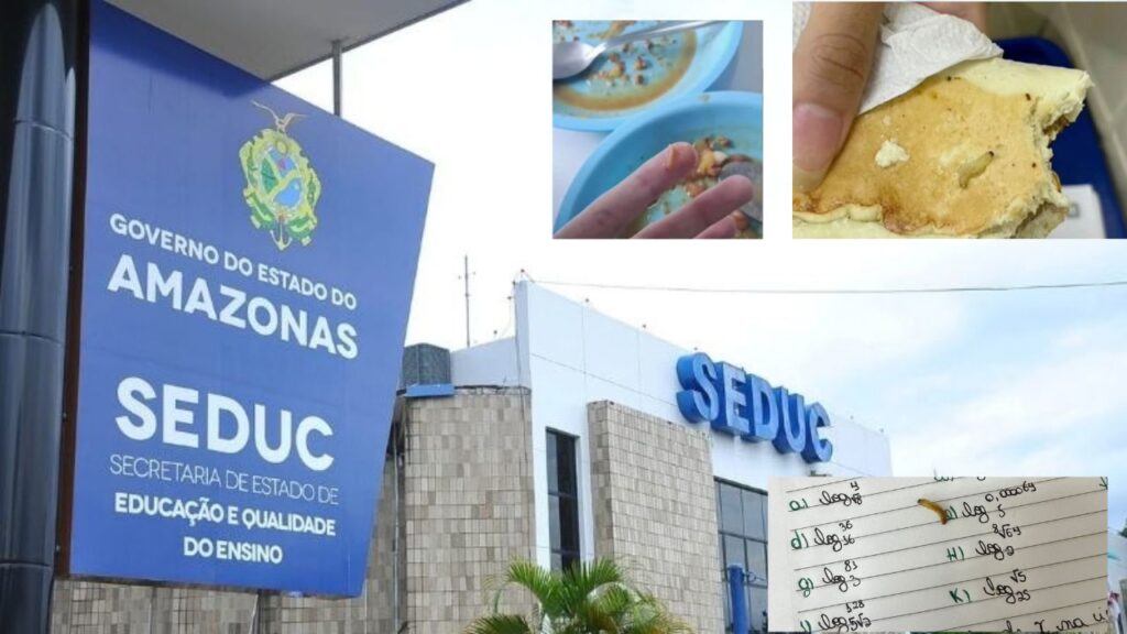 Seduc movimenta milhões na merenda, enquanto alunos denunciam tapurus na comida e falta de refeições